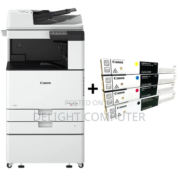 Canon Imagerunner C3326i With Inbuilt Adf, Pedestal, C-Exv65 Toners · Photo 2