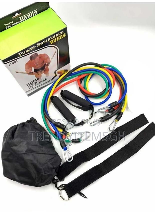 5 PCS Stackable Exercise Resistance Band Set · Photo 2