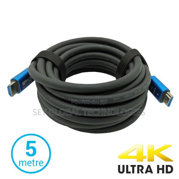 Hdmi Cable 5m With Ethernet Ver2.0 60hz – (Hdm5e-) photo 2