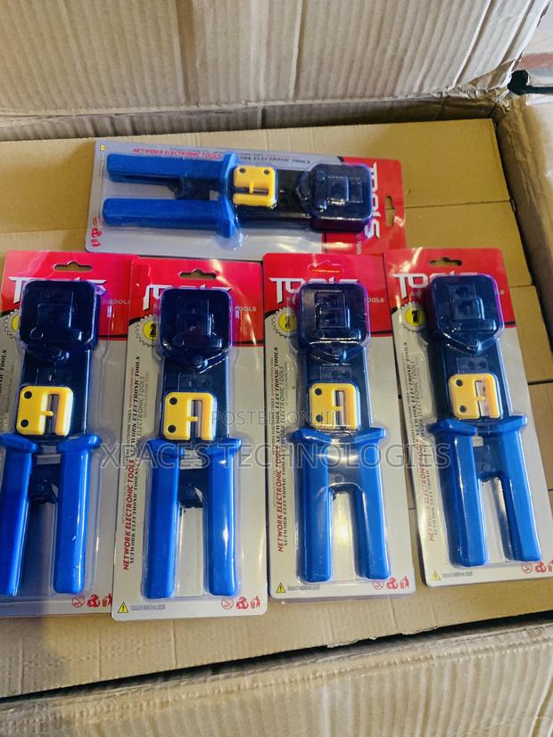 Pass Through Crimping Tool for Rj45 Rj12 , Cat6 , Cat5 Lan · Photo 4