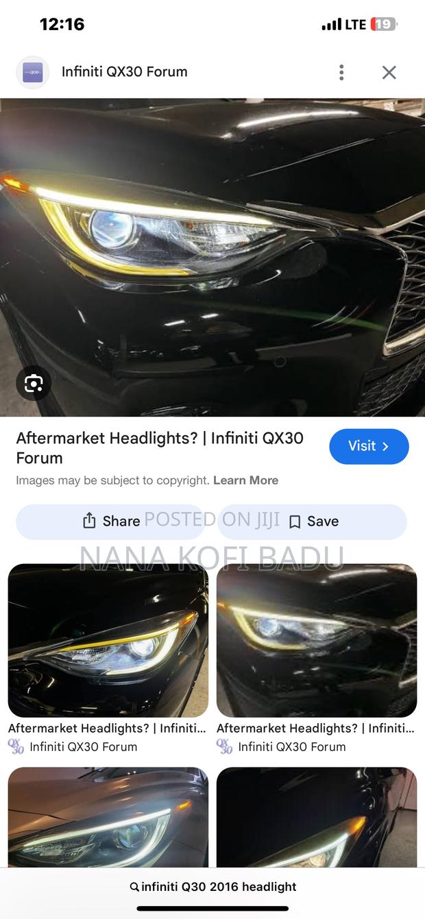 Infiniti Qx30,Q30 Headlight Original Home Used Charger