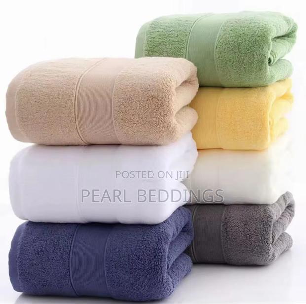 Quality 3pcs 1 Bath Towel and 2 Hand Towels Set Available in Colors photo 3