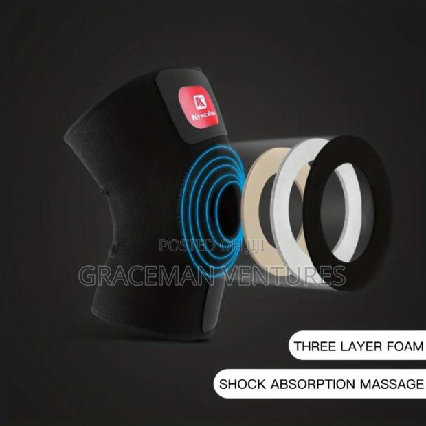 Elastic Knee Support Brace Kneepad Adjustable Knee Pads for Basketball photo 5