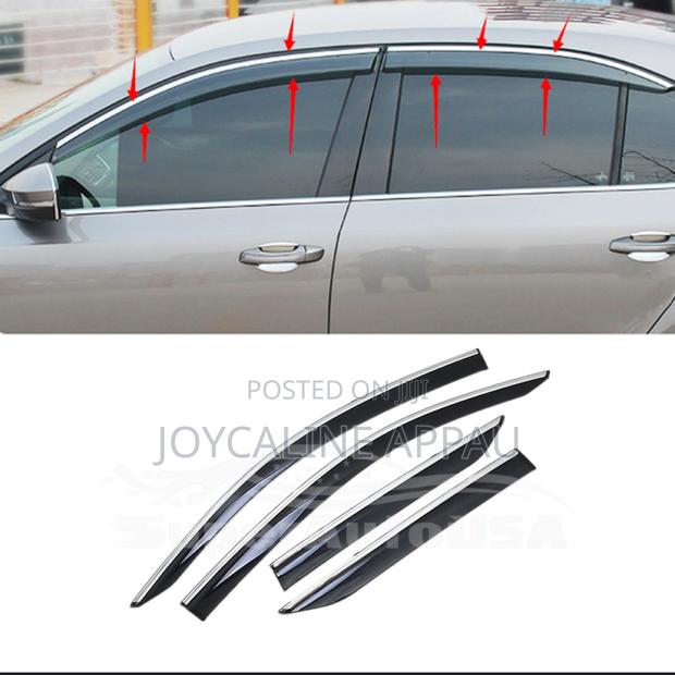 Original Tucson LWB 2015 to 2021 Window Visor/Rain Guard Chrome photo 3
