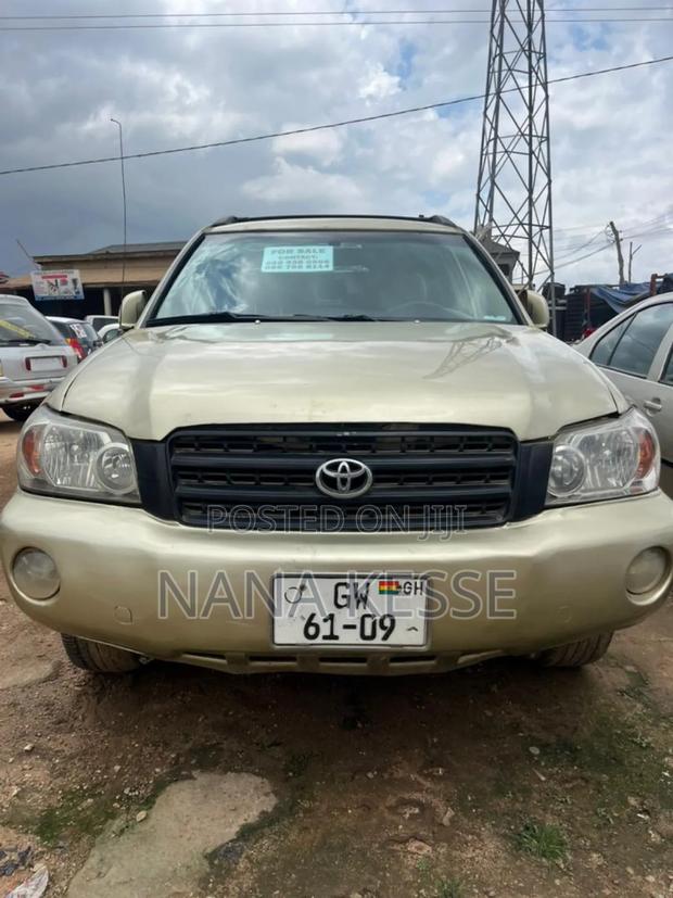 Toyota Highlander 4x4 2007 Gold