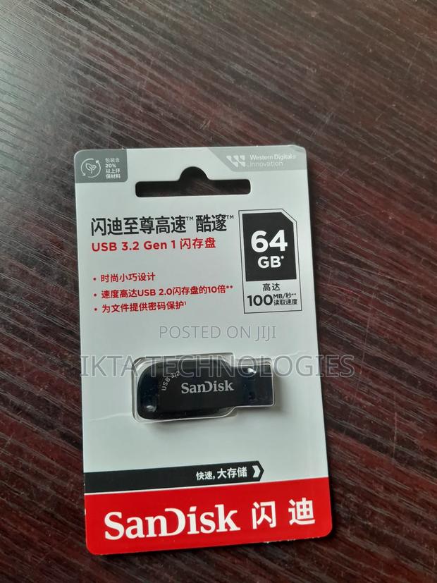 Sandisk Usb 3.2 Flash Drive 64gb – Speed Meets Space!