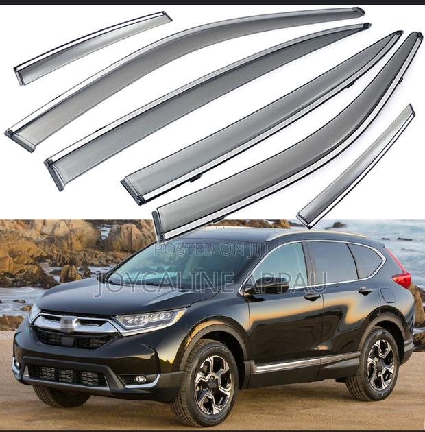 Original Honda CRV 2017 to 2021 Window Visor/Rain Guard With Chrome photo 5