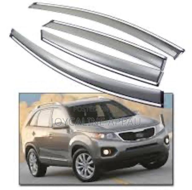 Original Kia Sorento 2013 to 2020 Window Door Visor/Guard Chrome photo 7