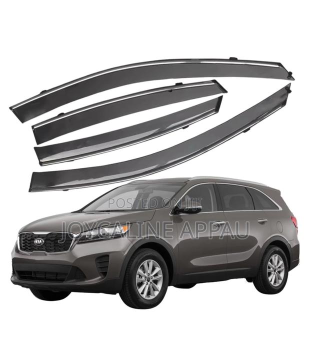 Original Kia Sorento 2013 to 2020 Window Door Visor/Guard Chrome photo 3