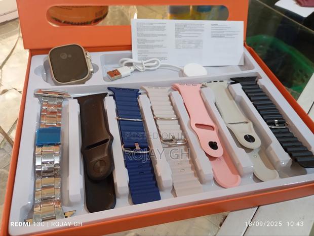 New Version Ultra 7-in-1 Straps Smart Watch - Multicolors photo 4