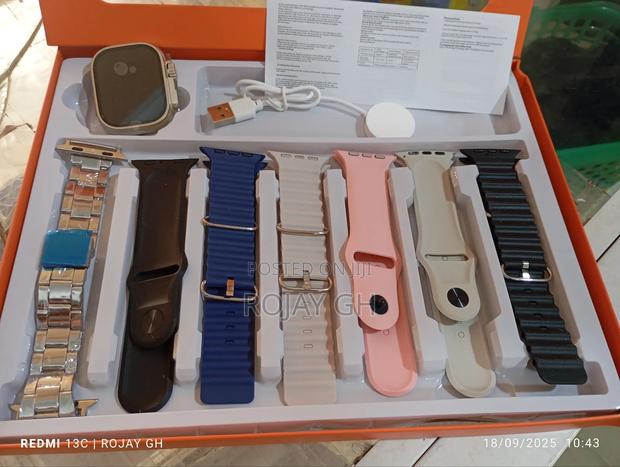 New Version Ultra 7-in-1 Straps Smart Watch - Multicolors photo 5