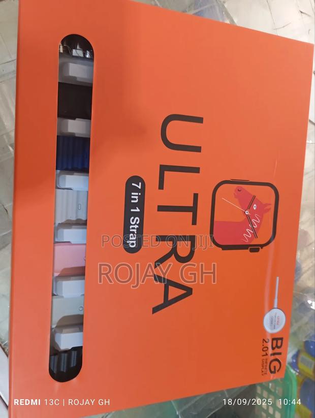 New Version Ultra 7-in-1 Straps Smart Watch - Multicolors photo 6