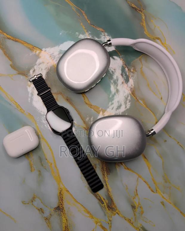 MVP-280 Combo Pack – Smart Watch + Headphones + Airpods - Silver photo 6