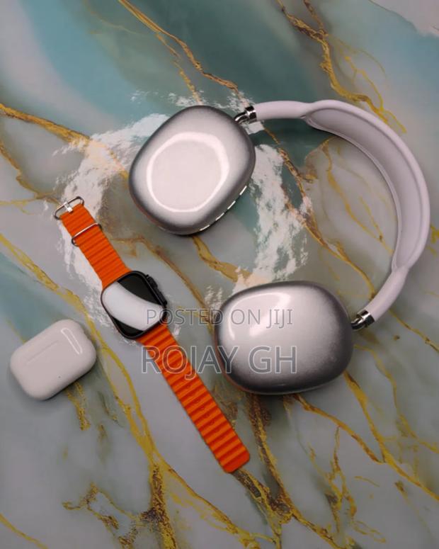 MVP-280 Combo Pack – Smart Watch + Headphones + Airpods - Silver photo 7