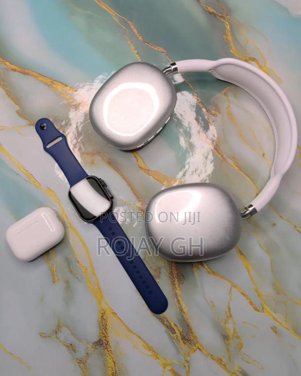 MVP-280 Combo Pack – Smart Watch + Headphones + Airpods - Silver photo 8