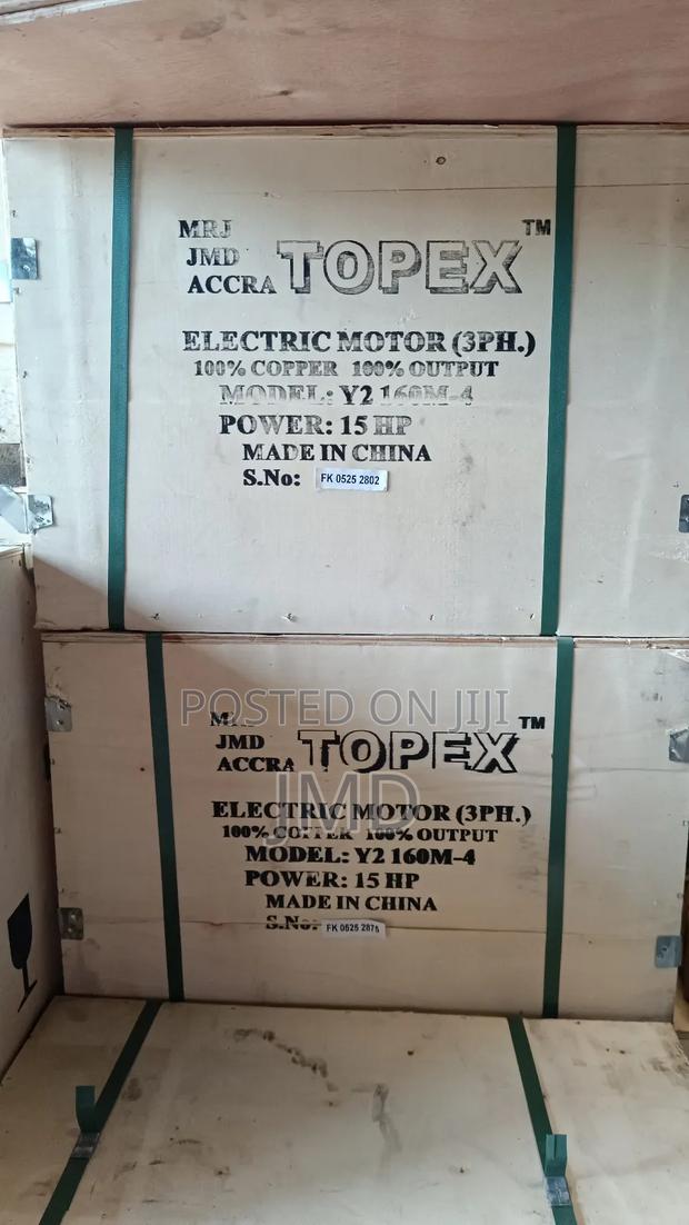 Electric Motor Topex 15hp 100% Copper