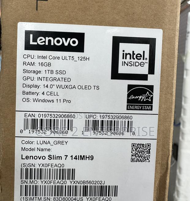 New Laptop Lenovo 16GB Intel Core Ultra 5 SSD 1T