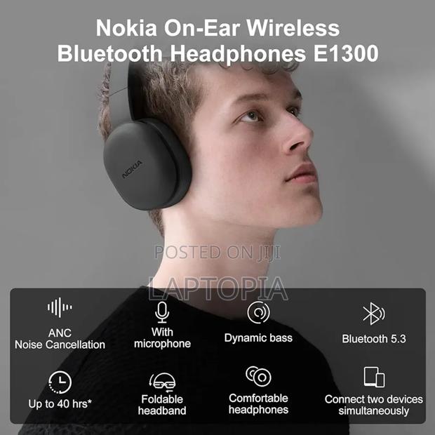 Nokia Bluetooth Headphones Over Ear, Bluetooth Wireless Headphones photo 3