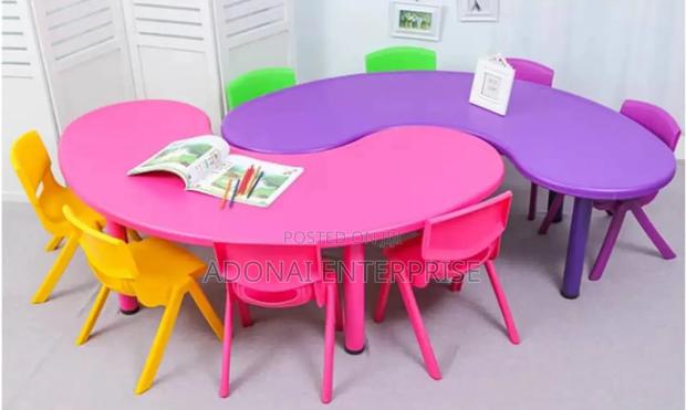 Kids Study Table Half Moon Only Agrv65u · Photo 1