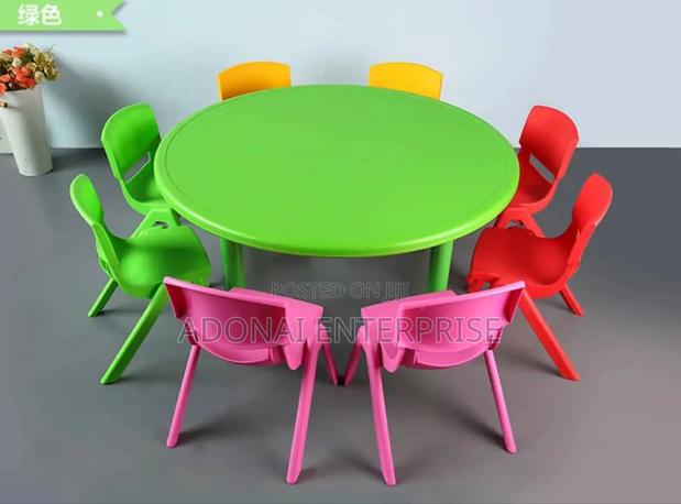 Kids Study Table Round Only Afd67g · Photo 1