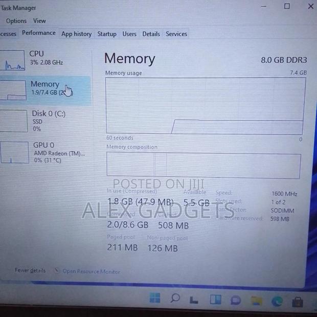 Laptop HP EliteBook 745 8GB AMD A8 SSD 256GB photo 4