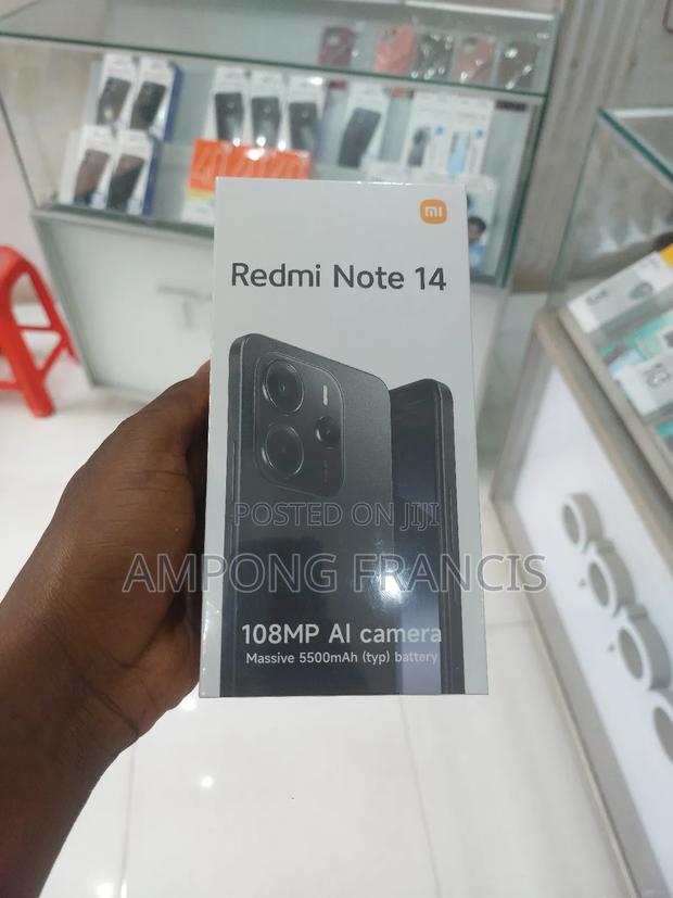 New Xiaomi Redmi Note 14 256 GB Black