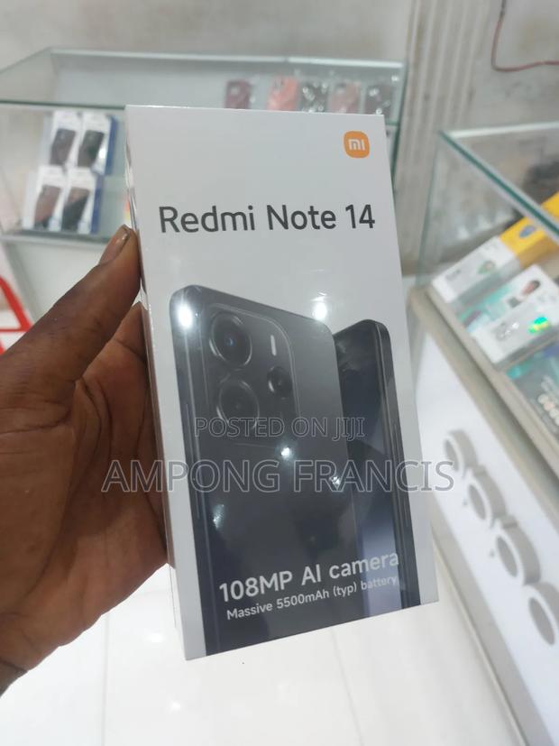 New Xiaomi Redmi Note 14 256 GB Black · Photo 3