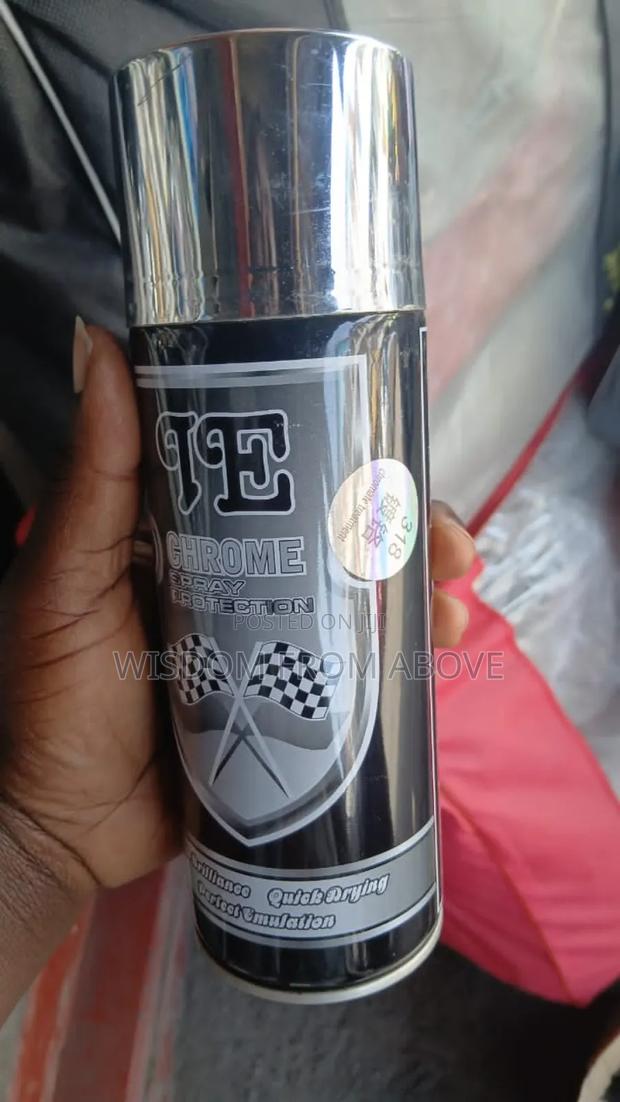 Chrome Sliver Anti Rust Oil Can Spray Available