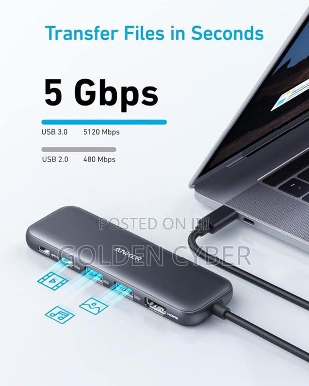 Anker 332 Usb-C 5-in-1 Hdmi ( at 30hz) 85w Hub Adapter photo 2