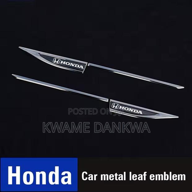 2 Pcs Metal Car Fender Decoration Stickers With Car Model Logo. photo 3