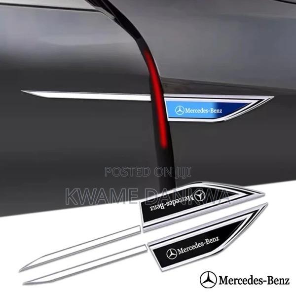 2 Pcs Metal Car Fender Decoration Stickers With Car Model Logo. photo 4