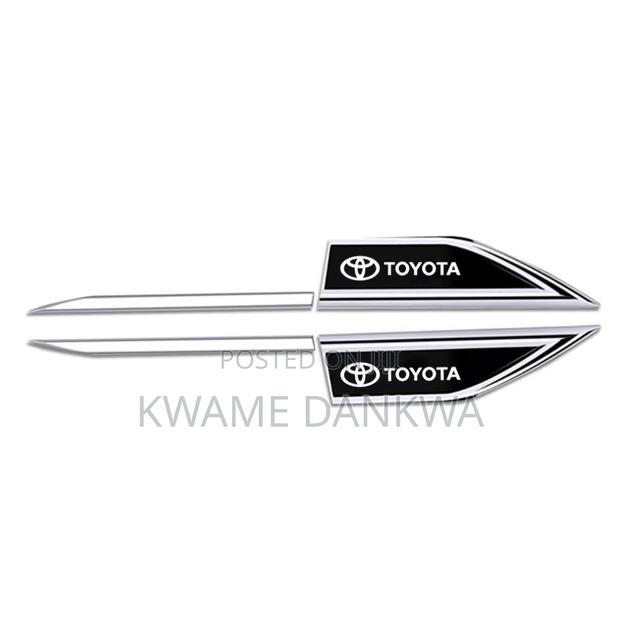 2 Pcs Metal Car Fender Decoration Stickers With Car Model Logo. photo 9