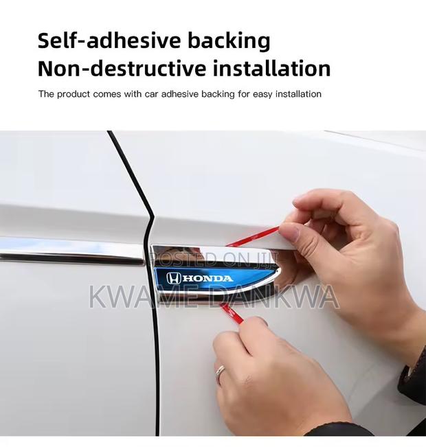 2 Pcs Metal Car Fender Decoration Stickers With Car Model Logo. photo 8