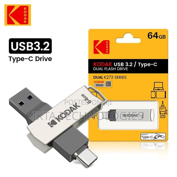 Kodak Dual Usb 3.2 Flash Drive 64gb – Speed Meets Versatility