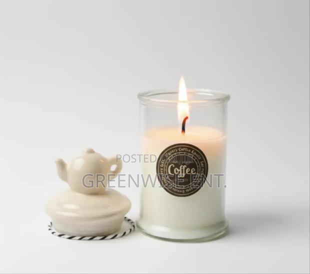 Flower Coffee Candle