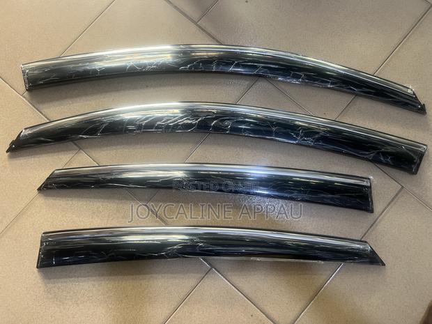 Original Honda Civic 2016 to 2020 Window Door Visor/Rain Guard Chrome photo 2