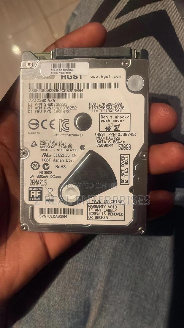 Brand New HGST Sata 6.0gb/S ( 500gb) HDD