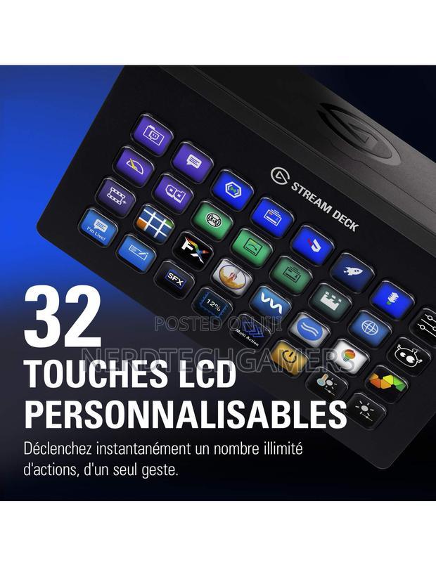 Elgato Stream Deck Xl – Advanced Studio Controller, 32 Macro Keys, photo 4