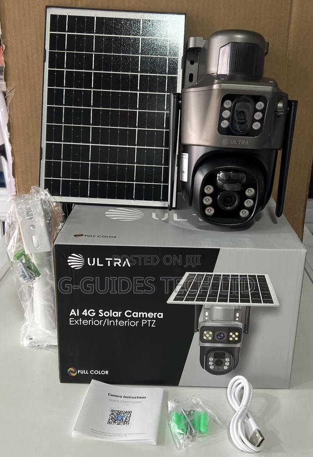 Ultra Ai 4g Solar PTZ Camera Dual-Lens Full Color 6mp