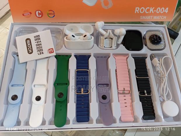 13-in-1 Ultra 3 + S10 Smart Watches, 2 Airpods, 7 Steps - Black photo 6