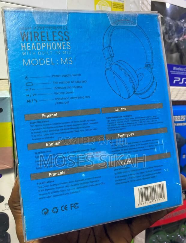 Wireless Ms-771a Headphone photo 2