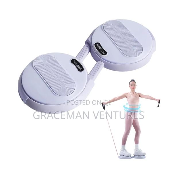 Waist Twisting Board With Resistance Bands. photo 3
