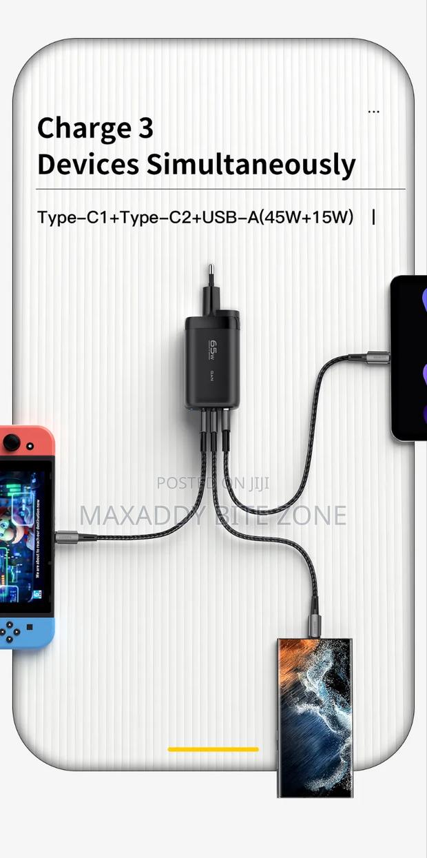 Essager 65w Gan Usb Type C Charger For Laptop Pps 45w 25w Fast Chargr photo 6