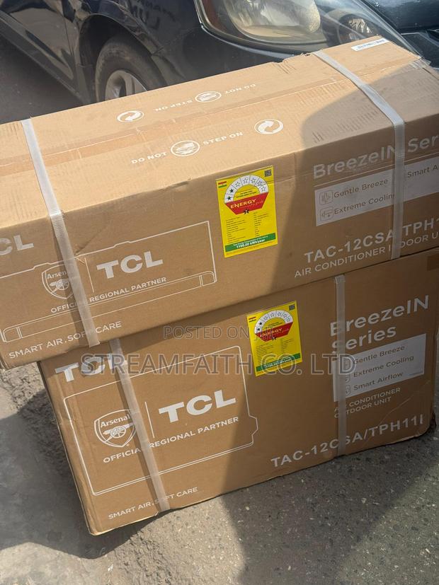 Tcl 1.5hp Split Inverter R410- Breeze-in White Smart Wifi Ac