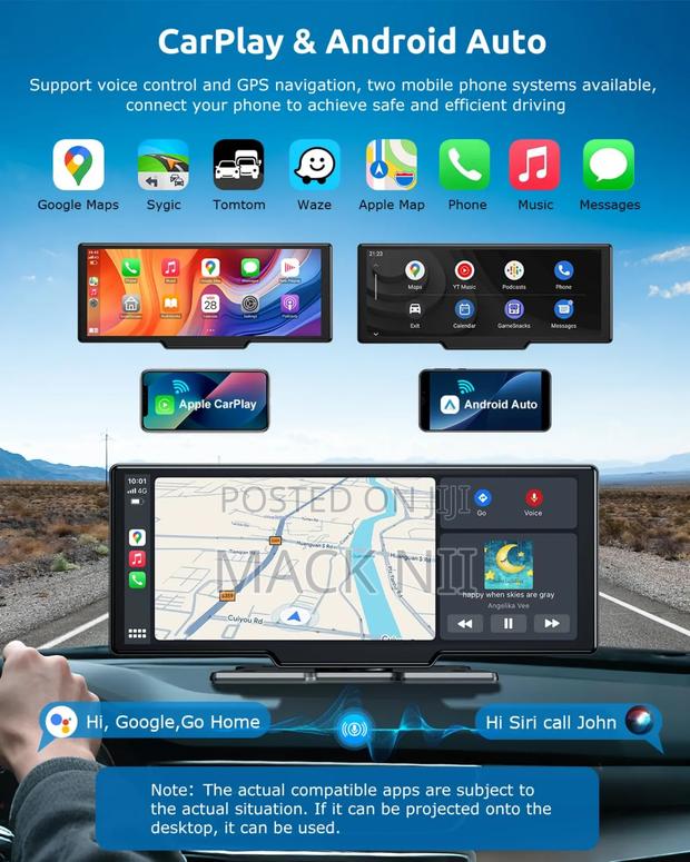 Essgo Apple Carplay Android Auto With 10.26 Inch Screen, Wireless