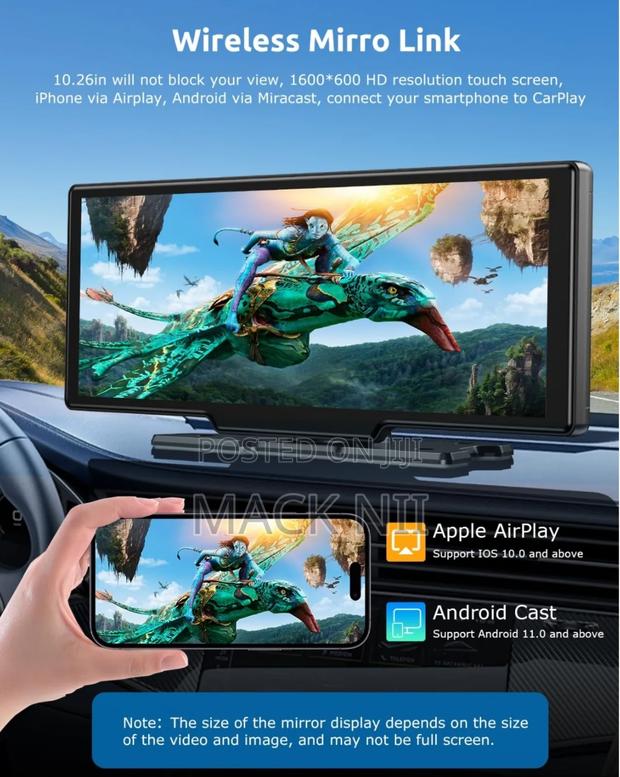 Essgo Apple Carplay Android Auto With 10.26 Inch Screen, Wireless photo 3