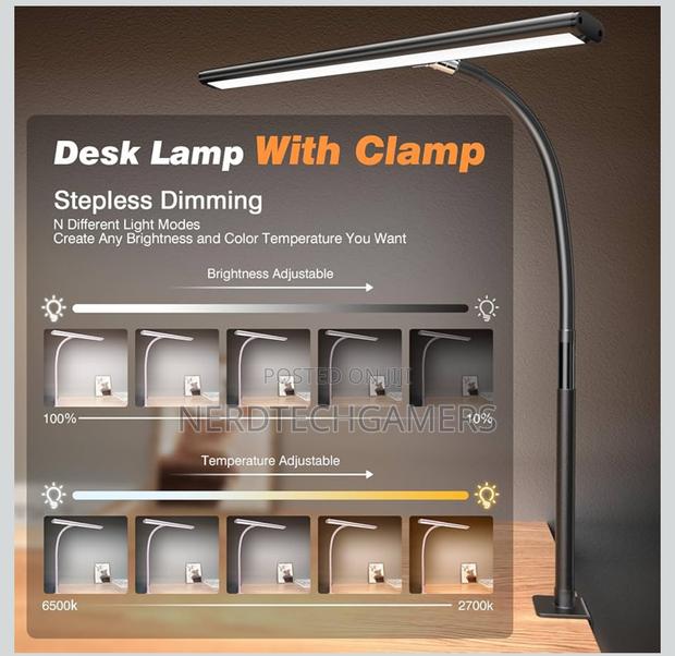 Led Desk Lamp For Office Home, Eye-caring Desk Light photo 2