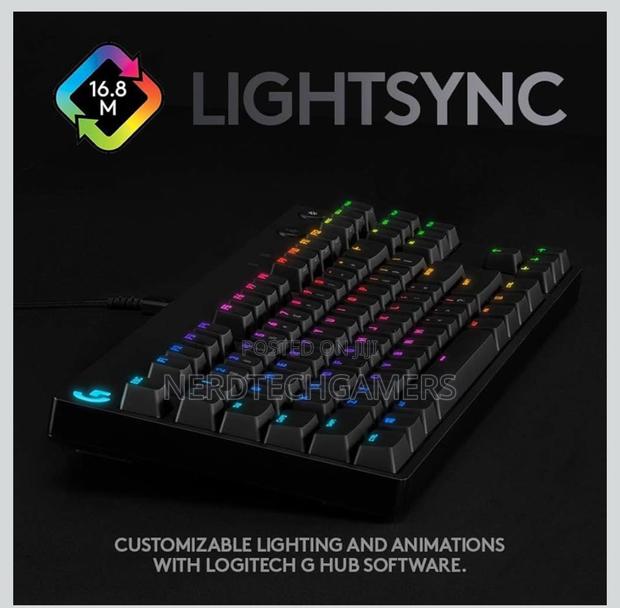 Logitech G Pro Mechanical Gaming Keyboard, Ultra Portable Tenkeyless D photo 4