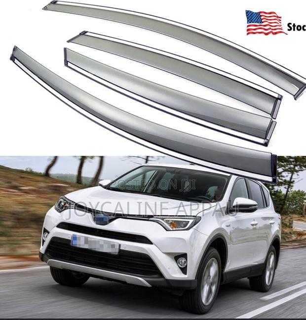 Original Toyota Rav4 2015 to 2024 Window Visor/Rain Guard Chrome photo 7