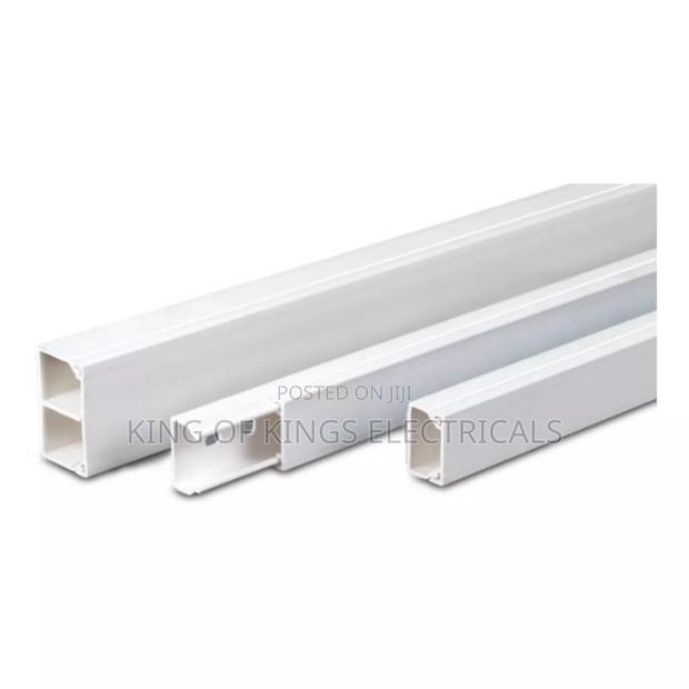 16x25 PVC Trunking Cable Management Duct – White